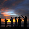 Paul Nevin Sri Lanka Photo Sunset over the Indian Ocean